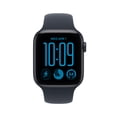 thumbnail image 2 of Apple Watch SE 3 [GPS 44mm] Smartwatch with Midnight Aluminum Case with Navy Blue Sport Band - M/L, 2 of 10