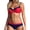 Red, variant on Clearance!NMMUED Push Up Bikini, Mid Rise Bikini Sets for Women, Halter Bikini Sets for Women, Swimsuit Sets for Women, Bathing Suit for Women Bikini, Black S