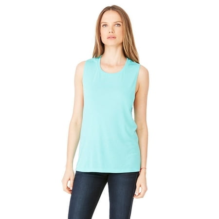 Bella + Canvas Ladies' Flowy Scoop Muscle Tank