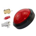 thumbnail image 2 of 100mm LED Push Button, Accessories for Arcade Machine Video Games Parts Replaces , Red, 2 of 3