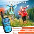 thumbnail image 4 of Walkie Talkies Wishouse M8 para niños y adultos de largo alcance, paquete de 4, 4 of 8