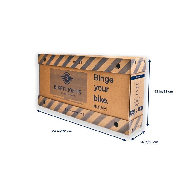 Bikeflights Bike Box with Essential Packing Material Kit