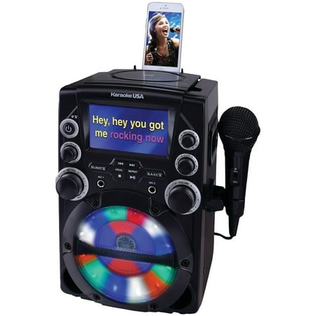 UPC: 0879408001694 | Karaoke USA GQ740 CD+G Karaoke System with 4.3  Color TFT Screen