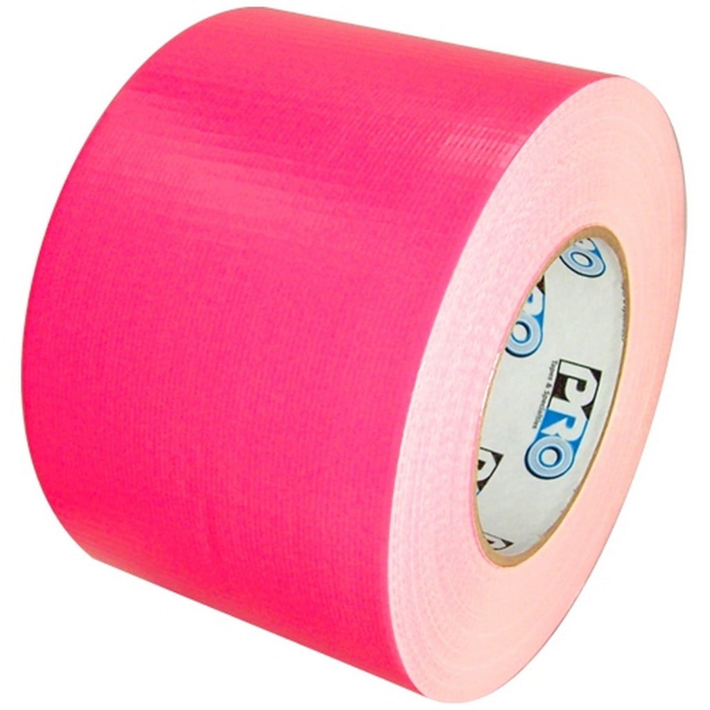 Pro Duct 139 Fluorescent Pink Duct Tape 4" X 60 Yard Roll