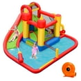 thumbnail image 1 of Patiojoy Inflatable Water Slide Jumping Bounce House with 740w Blower, 1 of 10