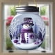 thumbnail image 4 of Colgante de Disco de Muñeco de Nieve Navideño para Decoración de Ventanas, Porche, Decoración Del Hogar, 4 of 6