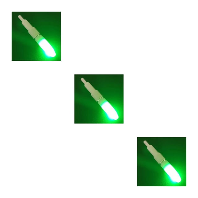 Soidarity Palo luminoso Plástico resistente al desgaste LED Luz de noche Clips de punta de caña de pescar Lámpara práctica Lightstick Bite Green Type1 NO1 Soidarity CBP393745