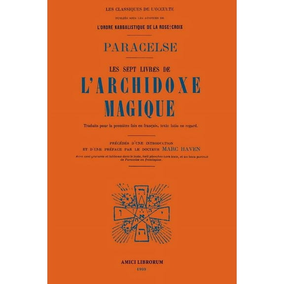 Les Sept Livres de l'Archidoxe Magique., (Paperback)