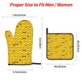 thumbnail image 2 of Naloa Funny Ducks Oven Mitts and Pot Holders 4 pcs Set, Cooking Baking Grilling Kitchen Oven Glove for Cooking, 2 of 6