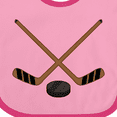thumbnail image 4 of Inktastic Sports Hockey Sticks Boys or Girls Baby Bib, 4 of 4