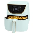 thumbnail image 1 of Air Fryer Paris Hilton, tamaño grande, 6 cuartos de galón, color aguamarina, 1 of 7
