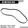 thumbnail image 4 of Correa Serpentina V-Ribbed Única Bargains No.38920RB0004 Correa de Alternador de Coche para Honda Fit 5 Puertas 09-13, 4 of 7