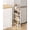 White, variant on NTGFU Black Slim Storage Cart, 4-Tier Rolling Cart Tower, Slide Out Cart with Handle Metal Mobile Shelving Unit for Kitchen Dining Living Room Office Narrow Places