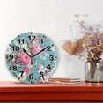 thumbnail image 2 of Dreamtimes Vintage Roses Round Wall Clock, Battery Operated Silent Non Ticking Desk Clock for Home Bedroom Kitchen Office School Decor Wall Clock 10 Inch, 2 of 6