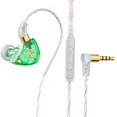 thumbnail image 1 of Auricular con cable Auriculares con cable para juegos, sonido de en oreja, estéreo x6, bobina móvil grande, graves pesados, corte de diamante, subwoofer - verde Magideal Auricular con cable, 1 of 6