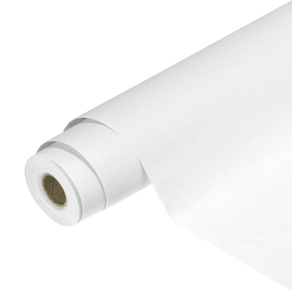 Uxcell Peel and Stick Wallpaper 22" x 197" Waterproof Cloth Contact Paper White