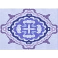 thumbnail image 1 of Ahgly Company Indoor Rectangle Patterned Heavenly Blue Area Rugs, 2' x 5', 1 of 6