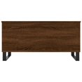 thumbnail image 4 of vidaXL Coffee Table Brown Oak 90x44.5x45 cm Engineered Wood, 4 of 5