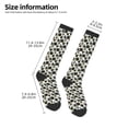 thumbnail image 4 of Fotbe Sea ​​Urchin print Women's Men's Novelty Crew Socks Cotton Socks Knee High Socks for Walking,Running,Nurses,Pregnancy, 4 of 8