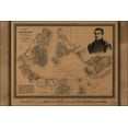 thumbnail image 1 of 24"x36" Gallery Poster, map of Part of Charleston Harbor, 1861, 1 of 1