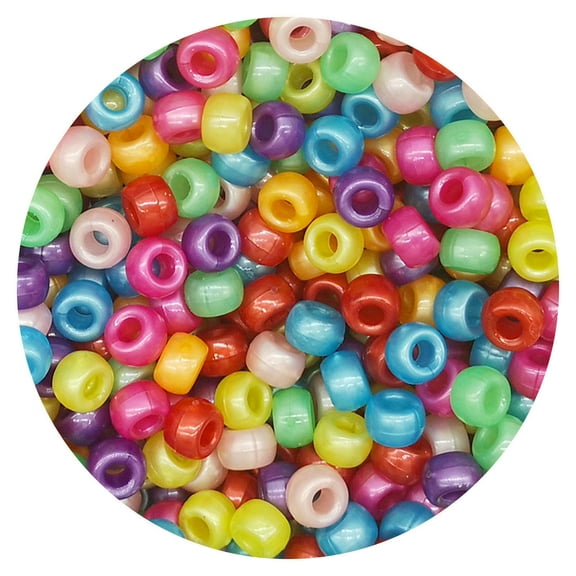 Yuehao Bracelets for Women, Gifts for Women, Beads Glitter Beads Hair Beads Craft Beads Children's Multicolor Beads Diy Beads Bracelet Beads Craft Beads (Blue, One Size)