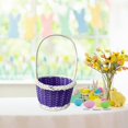thumbnail image 4 of Post-New Year Promotion Dienrx Event & Party, Mini Easter Baskets for Crafts Decor Mini Rattan Picnic Basket Kids Easter Baskets Empty Plastic Easter Basket for Easter Egg Hunt, 4 of 6