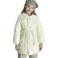 thumbnail image 1 of Adults' Casual Warm Jacket Solid Color Knitted Yarn Collar Button Thickened Mid Length, 1 of 5