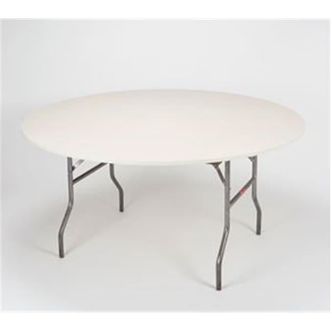 60 in. Round Fitted Plastic Table Covers With Elastic