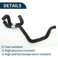 thumbnail image 6 of Unique Bargains Radiator Hose Heater Hose No.06H121057AM for Audi A6 2.0L 2012-2015 Black Rubber 1 Pc Coolant Pipe Good Sealing, 6 of 7