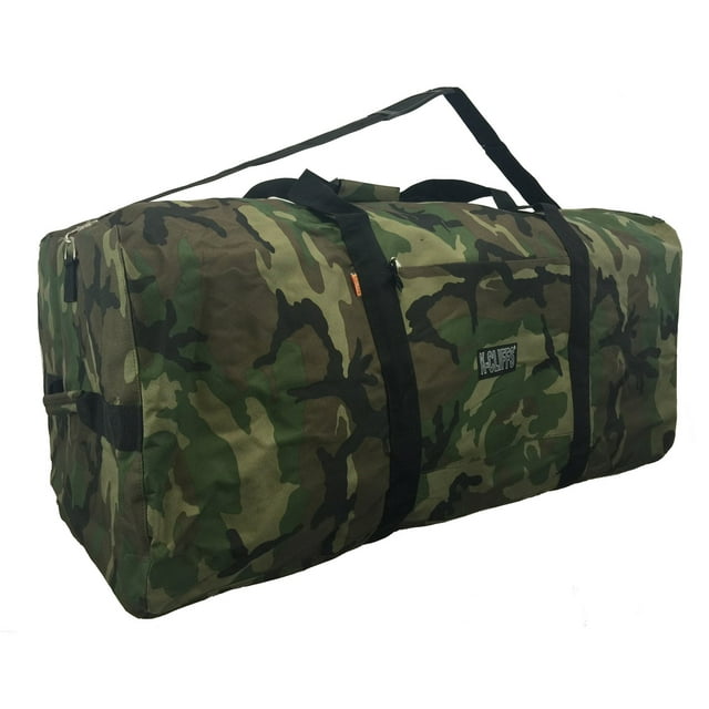 Bolsa de carga pesada, equipo deportivo grande, batería, accesorios, bolsa de viaje para la azotea (36 x 17 x 17 pulgadas, camuflaje)
