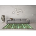 thumbnail image 3 of Ahgly Company Indoor Rectangle Oriental Light Blue Modern Area Rugs, 2' x 4', 3 of 4