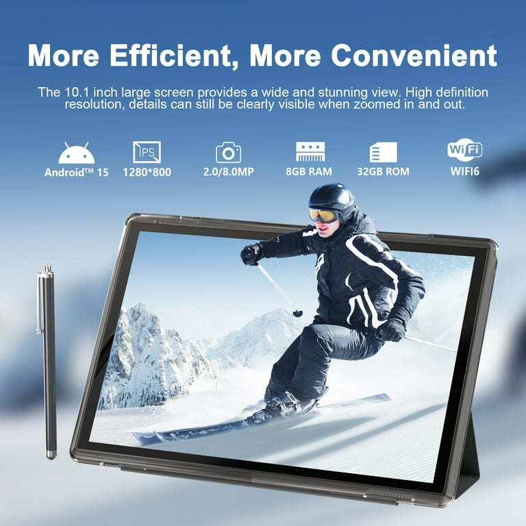 Tablet Wi-Fi対応 スポーツカーグラフィック 10-inch 2-in-1 Android 11 Tablet PC, 128GB+6GB, Quad-Core, 5G