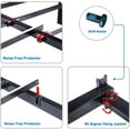 thumbnail image 4 of VENI 18" Heavy Duty Rounded Edge Bed Frame with Steel Slats Large Storage , King, 4 of 8