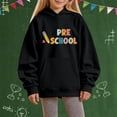 thumbnail image 2 of XQYLOS Graphic Casual Pullover Sweatshirt Hoodies for Girls Students First Day of School Back-to-School Fall Autumn Trendy Outerwear 2025 Clothes, 2 of 4