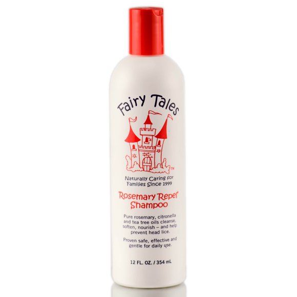Size : 12 oz , Fairy Tales Rosemary Repel Shampoo , Hair Scalp - Pack of 1 w/ SLEEKSHOP Teasing Comb