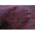 thumbnail image 4 of oneOone Cotton Silk Fabric Diamond & Circle Block Print Fabric BTY 42 Inch Wide, 4 of 4