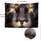 thumbnail image 4 of Tapiz decorativo para dormitorio - León Cabeza de león Ojos claros Naturaleza - 200 x 150 cm Grande - Papel pintado de tela - Tapiz estético de pared - Decoración panorámica, 4 of 5