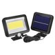 thumbnail image 2 of Luz de pared de inducción solar dividida, luz IP65 a prueba de agua, luces de inundación de seguridad solar ajustables para jardín, garaje, camino, patio, césped, balcón Adepaton 2035753-2, 2 of 8