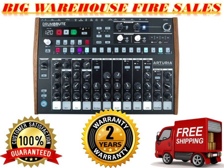 Arturia DrumBrute ProGrade Full Analog Drum Machine Sequencer