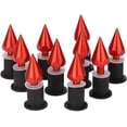 thumbnail image 2 of Yazoeia Windscreen Spike Bolts,M5 Windshield Spike Bolts Screws Nuts Fit for Motorcycle Modification(red) CJC912-139975, 2 of 9