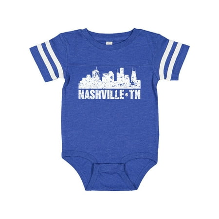 

Inktastic Nashville Skyline Grunge Gift Baby Boy or Baby Girl Bodysuit