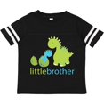 thumbnail image 3 of Inktastic Dinosaur Little Brother Green Boys Toddler T-Shirt, 3 of 5
