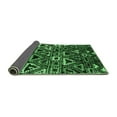 thumbnail image 2 of Ahgly Company Indoor Square Solid Emerald Green Modern Area Rugs, 5' Square, 2 of 4