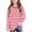 Red, variant on Crunowin Girls Long Sleeve Tees Striped Color Block Lightweight Spring Fall Fashionable Shirts Blue Size 9 Years