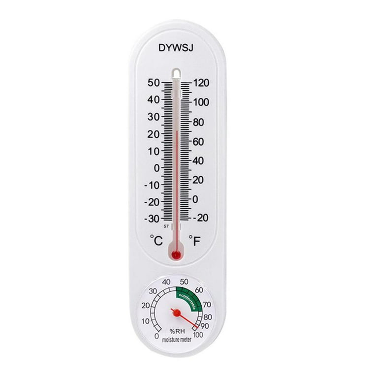 Wall-mounted & Hygrometer Humidity Temperature Monitor Home kitchen and  office Decor