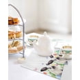 thumbnail image 4 of Easter Kitchen Dish Towels for Drying Dishes Set of 3, Spring Watercolor Flowers Bunny Butterfly Eggs Waffle Weave Microfiber Hand Tea Bathroom Towels Quick Dry & Absorbent Towel 12x12, 4 of 7