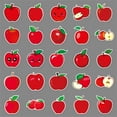 thumbnail image 2 of Apple Stickers |50Pcs Apple Waterproof Vinyl Decals for Water Bottles Bicycle Laptop Refrigerator Luggage Computer Mobile Phone, 2 of 5