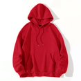 thumbnail image 4 of WZXFASHION Women's Back Floral Print With Drawstring Hooded Pocket Sweater 50% Off Clearance turtleneck sweater, 4 of 4