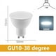 thumbnail image 1 of Foco LED de ahorro de energía, lámpara halógena de 20W-50W, GU10, 3W-8W, AC100-240V, AC220V, 5-12 unidades, 1 of 4