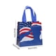 thumbnail image 3 of Bolsa de compras no tejida con película impermeable – Bolsas de regalo reutilizables para almacenamiento diario, eventos y regalos navideños., 3 of 6